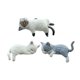 thumbnail image 1 of Figuras de gatito durmiendo para decoración de salpicadero de coche, diseño de gato, para parabrisas y consola, bonitos adornos de PVC, accesorio seguro y adorable para el interior del coche., 1 of 8