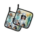 thumbnail image 2 of Bernese Mountain Dog The Chef Pair of Pot Holders, 2 of 2