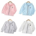 thumbnail image 2 of XBASW Toddler UPF 50+ Sun Protection Shirts Kids Ice Silk Sun Protection Baby Zip up Hoodie Lightweight Sunsuits for 1-10 Years, 2 of 12