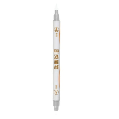 

Colorful Pen With Double Head 10ml Metal Pearlescent Soft Pen Art Painting Pigment Pen Student Colored Line Drawing Handdrawn Curtain Pen