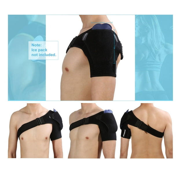 Domqga Shoulder Brace with Pressure Pad Breathable Shoulder Support for  Rotator Cuff, Pressure Pad Shoulder Brace, Breathable Shoulder Support 
