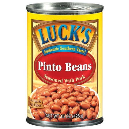 Luck's Pinto Beans 15 Ounce (Pack of 2)