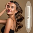 thumbnail image 3 of Unique Bargains 6 Pcs Split Ends Dual Edge Razor Comb Hair Trimmer for Hair Cutting for Women and Men Hair Thinning Comb Beige, 3 of 6