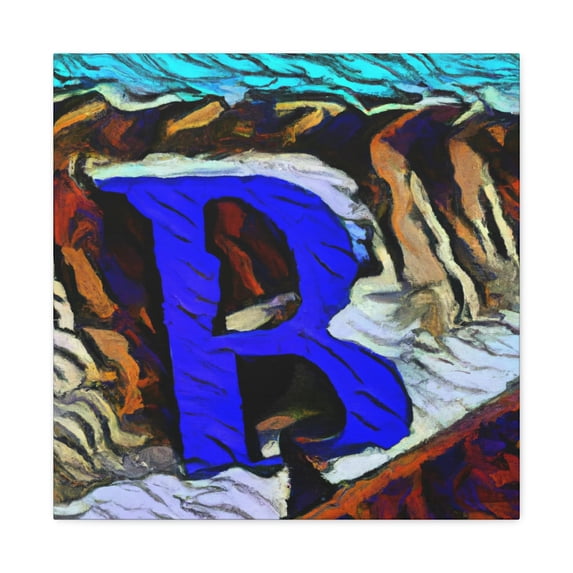 River Valley Splendour Scene - Canvas