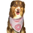 thumbnail image 6 of Naloa Pigs Head And Donuts Dog Bandanas 1PC Washable Triangle Dog Scarfs Premium Durable Fabric, for Small Medium Large Dogs and Cats, 6 of 6