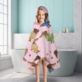 thumbnail image 6 of Colorful Funny Dachshund Hooded Bath Towel，50"x30" for Ages 3 To 12 Kids, Quick Dry Lightweight Soft Microfiber Hood Beach Towel Cover Up for Kids, 6 of 7
