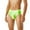 Green, variant on GHSOHS Mens Underwear Low Rise T Back Briefs Crotch Seamless Glossy Silky Boxers for Men Triangle Shorts Solid Bikini Underpants L