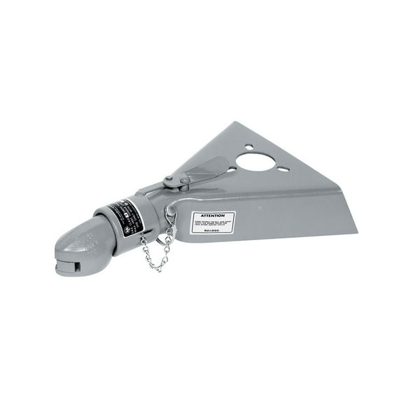Bulldog Remorque Coupleur 028499 Collier-Lok; Langue en A; Capacité de Levage de 12500 Livres; pour Balle de 2-5/16 Pouces; Loquet Profil Bas