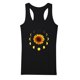 thumbnail image 4 of ICHUANYI Clearance Women's Casual Crewneck Sunflower Print Camisole(Black, XL) ICHUANYI WER2023081505035, 4 of 5