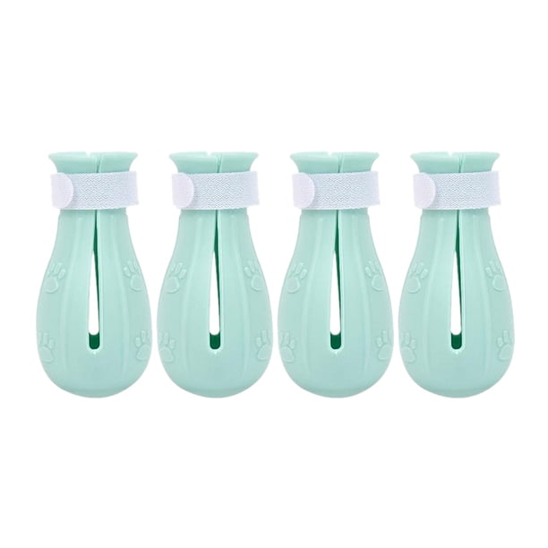 Wdftyju 4 Uds. Zapatos antiarañazos para gatos, botas ajustables para mascotas, fundas para garras de gato para lavado de baño Wdftyju 6hg0ly0wu4lq3rf6D06