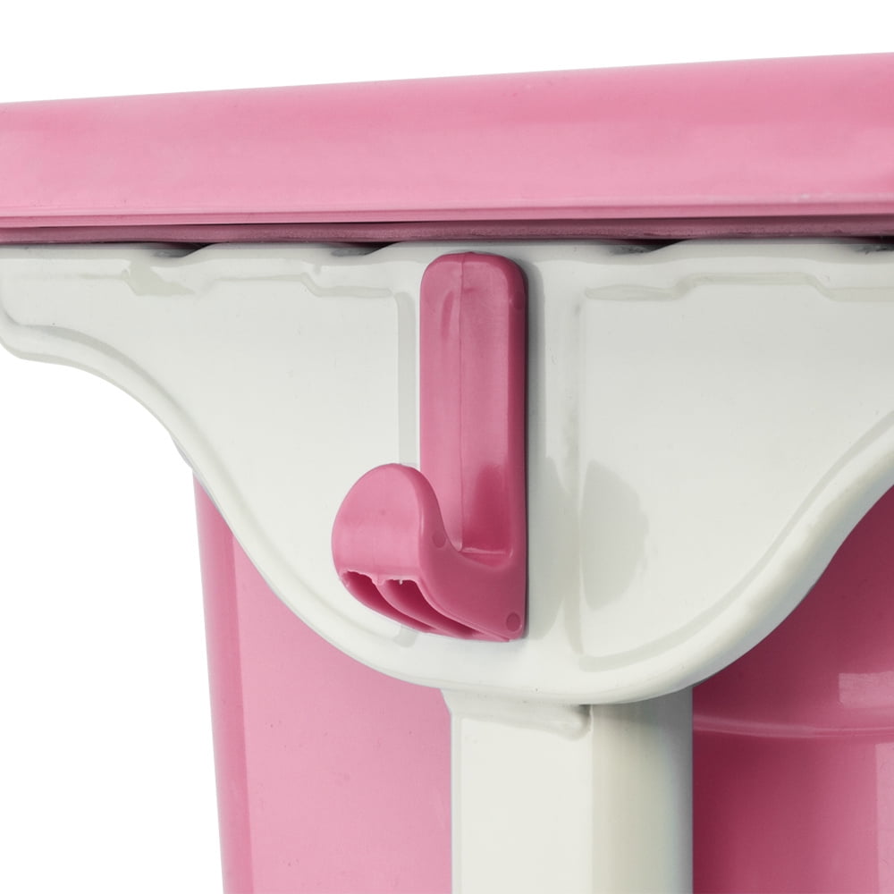 Kepooman Student Children Desk, Height Adjustable Kid's School Desk Set Set with Chair, Pink Kepooman Student Children Desk, Height Adjustable Kid's School Desk Set Set with Chair, Pink