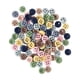 thumbnail image 1 of Botones para ropa, 100 unidades, redondos, decorativos, de madera, 9 mm, 1 of 7