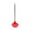 Red, variant on Clearance! Zguuel Serving Spoon Long Spoon Silver Silicone Silicone Head and Stainless Steel Titainium Silver Plating Handle Kitchen Soup Cooking Metal Soup Spoon for Cooking Dishwasher