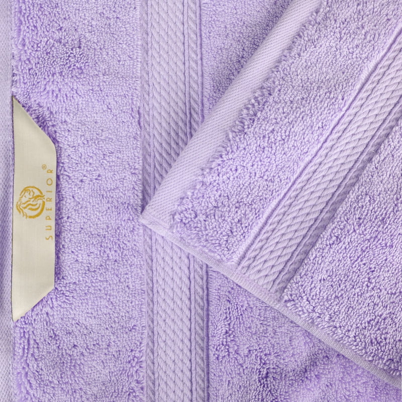 Superior 800 GSM Egyptian Cotton 4-Piece Hand Towel Set, Soft Ultra Absorbent Towels, Plum
