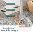 thumbnail image 3 of Findosom 3pcs Kitchen Rugs Set,Washable Boho Farmhouse Kitchen Mats for Floor,Non Slip Kitchen Floor Mat Carpet Runner Rugs for Entryway Hallway Laundry Home Decor 20"x32"+20"x47"+20"x59" Orange, 3 of 8