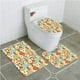 thumbnail image 1 of ABPHQTO Floral Retro Flor Simplista Ed Pétalos Fragancia Esencia Círculo Juego de alfombras de baño de 3 piezas Alfombra de baño Alfombra de contorno y tapa de inodoro ABPHQTO Cont-CHAPPLE-26909, 1 of 2
