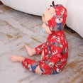 thumbnail image 5 of Onlypjs Matching Family Christmas Pajamas Set with Hood – Festive Red Reindeer & Snowflake Holiday Sleepwear for Women, Men, Couples, 5 of 6