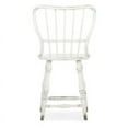 thumbnail image 2 of Beaumont Lane 24" Wooden Spindle Back Counter Stool in Chalky White, 2 of 3