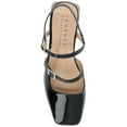 thumbnail image 5 of Journee Womens Gretchenn Multi Strap Square Toe Mary Jane Flats, 5 of 9