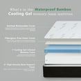 thumbnail image 2 of VFD 5" Gel Memory Foam Mattress, Queen, 2 of 8
