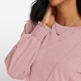 thumbnail image 6 of Afdoent Womens Tops Womens Long Sleeve Tops Pleated Crew Neck Business Casual Blouses Fashion Clothes 2025 Trendy Outfits Elegant, 6 of 8