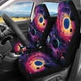 thumbnail image 3 of Uourmeti Car Seat Covers Breathable Anti-Slip Car Seat Covers Full Set Polyester Easy to Install Dustproof, Fit for Trucks Cars Sedans, Planetary Space Theme, 3 of 10