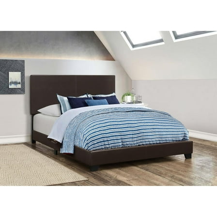 Newboti Furniture Brown Queen Panel Bed NO.72628