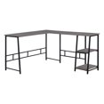 thumbnail image 4 of Frame Works "L" Desk in Truffle Gray Finish, 4 of 7