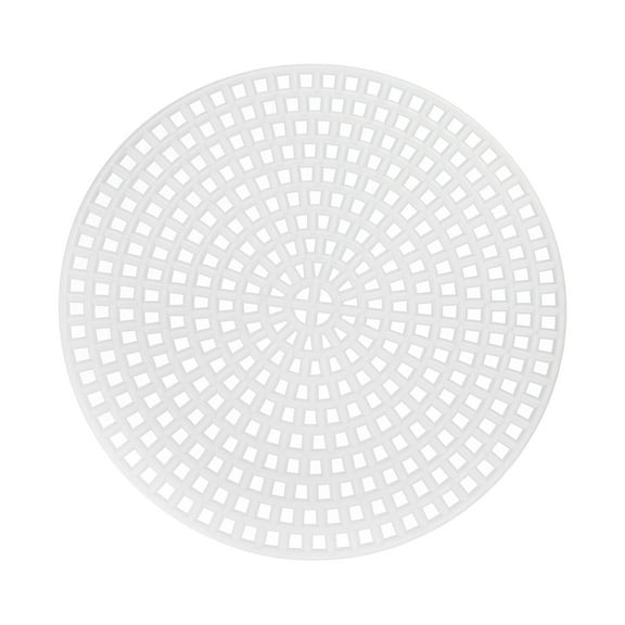 50Pcs Round Plastic Canvas Mesh Sheets 7.7cm / 3.03inch Circle Mesh Mat for Embroidery Knit Crochet Needlework