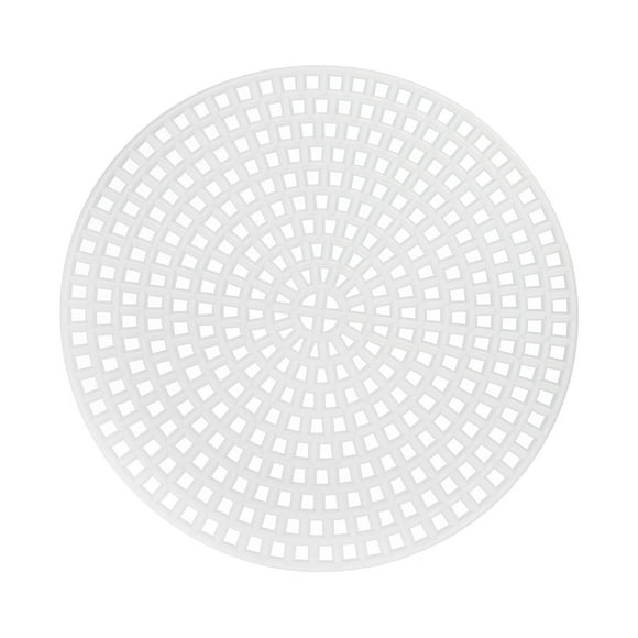 50Pcs Round Plastic Canvas Mesh Sheets 7.7cm / 3.03inch Circle Mesh Mat for Embroidery Knit Crochet Needlework