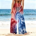 thumbnail image 6 of Gamivast Swimsuit Cover Ups for Women Mesh Beach Pants High Waisted Wide Leg Sheer See Through Bathing Suit Bottoms Summer Vacation Pool Party Outfits, 6 of 8