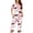 Pink#1, variant on Juesizh Pajamas for Women Set Plus Size Halloween Print Loungewear Casual Comfy Short Sleeve Capris Pajamas, S-3XL