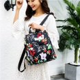 thumbnail image 4 of Qarigey para mujer, bolso antirrobo de tela Oxford de estilo chino a la moda, informal de gran capacidad con estampado para mujer Mochilas No.7, 4 of 6