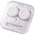 thumbnail image 1 of Contact Lens Cleaner, USB Rechargeable Contacts Cleaning Case, Portable Daily Care Faster Cleaning(White), 1 of 7