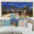thumbnail image 1 of Designart - Atlanta Skyline Twilight Blue Hour - Cityscape Framed Canvas Print, 1 of 1