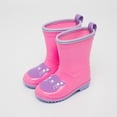 thumbnail image 2 of Xfvqtps Kids Rain Boots Waterproof Soft Sole Lightweight Rubber Boots Non Slip Easy on off for Boys Girls, 2 of 5