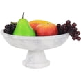 thumbnail image 1 of Radicaln Marble Fruit Bowl White 10 Inches Handmade Fruits Holder -Fruit Dish For Dining Table Décor, 1 of 6