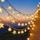 thumbnail image 3 of Cadena de luces LED solares para Navidad, vacaciones, carpa para acampar al aire libre, dosel, decoración de bodas, luces de estrellas, luces de bola redondas, 3 of 5
