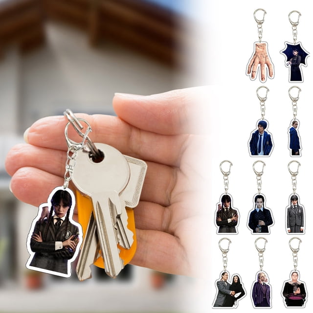 EasyLife Toys for Kids, Double-sided Pattern Key Chain Acrylic Key Chain