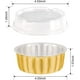 thumbnail image 2 of Moldes de aluminio para cupcakes, paquete dorado de 50 moldes desechables de aluminio de 8 oz para crema brulée, moldes para cupcakes, moldes para postres, moldes para flan, vasos de aluminio,, 2 of 5