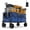 Blue, variant on Gianna Collapsible Folding Wagon, Heavy Large Capacity Garden Wagon, Big Bucket Beach Cart with Multi-Terrain Brake Wheels for Outdoor Camping, Shopping, 28.7" X 18.7" X 35.4",Black