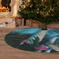 thumbnail image 6 of Lsque Fantasy Mushrooms Print Christmas Tree Skirt, Tree Skirt with Ties or Velcro, Perfect for Holiday Decorations, Halloween, and New Year-30", 6 of 7
