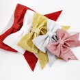 thumbnail image 3 of HLONK Lot de 1 Grands Nœuds de Noël Nœuds Rouges Décorations de Noël pour Couronne Nœuds en Velours Décor pour Arbre de Noël Porte d'Entrée Extérieur (15.7 * 18.11 Pouces), 3 of 6
