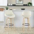 thumbnail image 5 of LumiSource Fabrico 30" Fixed-Height Barstool - Set of 2, 5 of 10