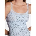 thumbnail image 4 of No Boundaries Fit Stretch Lace Trim Scoop Neck Romper, Women's XS-XXXL, 4 of 5