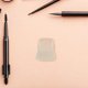 thumbnail image 1 of unbranded Brocha De Maquillaje Compacta Beige Para Polvo Y Blush Con Suaves Y, 1 of 6