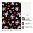 thumbnail image 2 of 6 Pcs Pioneer Flower Floral Print Pattern Kitchen Towels, Funny Microfiber Dish Towel Set, 18" X 26" Tea Towels, 2 of 6