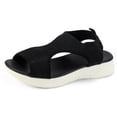 thumbnail image 2 of Yuanlong Womens Sandals Arch Support Walking Sandals Slip On Open Toe Athletic Summer Beach Daily Shoes, 2 of 9
