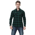 thumbnail image 2 of Damipow Men's Flannel Shirts Plaid Long Sleeve Button Down Shirt,Sizes S-2XL,Mens Shirts, 2 of 6