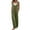 Army Green womens jumpsuits, variant on Wycnly Womens Jumpsuits Loose Breathable Wide Leg Tank Long Jumpsuits with Pocket Casual Plain V-Neck Sleeveless Long Summer Rompers Khaki m